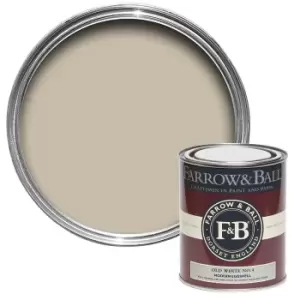 Farrow & Ball Modern Eggshell Paint Old White - 750ml