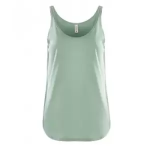 Next Level Womens/Ladies Sleeveless Tank Top (M) (Stonewash Green)