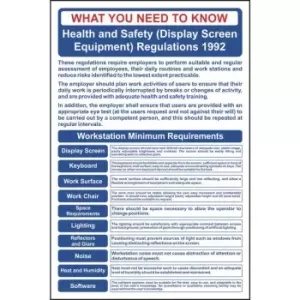 Health & Safety (Display Screen Equipment) Regulations Sign