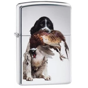 Zippo Springer Spaniel High Polish Chrome Windproof Lighter