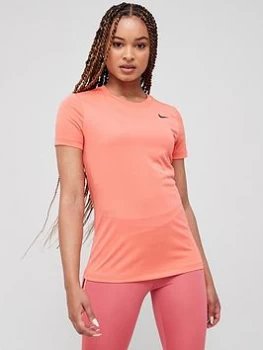 Nike Training Dri-FIT T-Shirt - Ember, Ember, Size L, Women