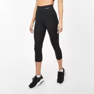 LA Gear Three Quarter Capri Leggings - Black