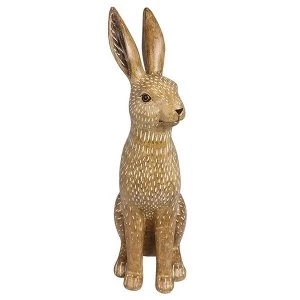 Country Brown Hare Large Ornament