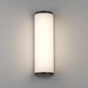 LED 1 Light Indoor Large Wall Light Bronze Effect IP44