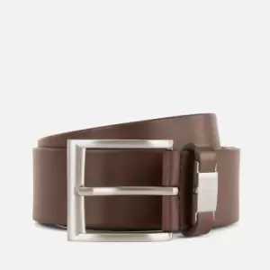 BOSS Mens Connio Belt - Dark Brown - XS/80cm