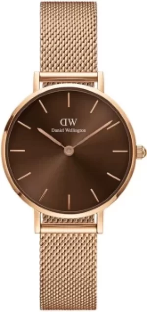 Daniel Wellington Watch Petite Amber 28 Brown