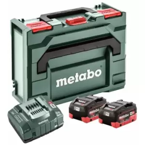 Metabo - 18V Power Source Kit with 2 x 8.0Ah Battery Charger & Meta Box 685131590