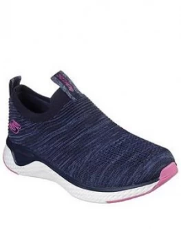 Skechers Lite Joy Solarfuse Slip On Plimspoll - Navy