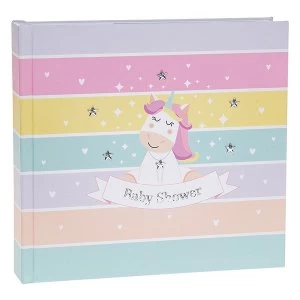 Unicorn Baby Shower Album Large 4x6