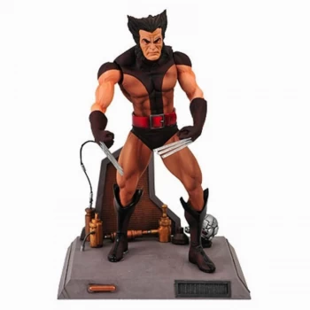 Diamond Select Marvel Select Action Figure - Wolverine (Unmasked Brown Costume)