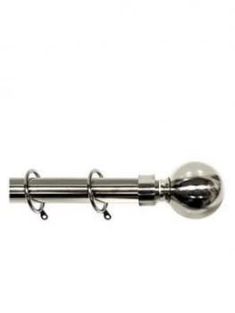 Palermo Ball Finial 25-28 Mm Extendable Curtain Pole