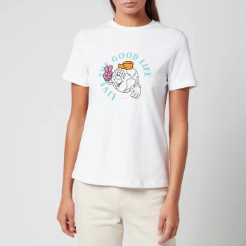 Ted Baker Womens Dainno T-Shirt - White - UK 8