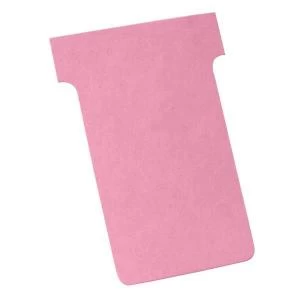 Nobo T Cards Size 2 Light Pink Pack of 100 T Cards 32938904