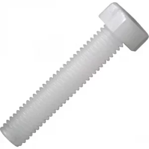 Toolcraft Hexagonal Screw DIN 933 Polyamide M2.5 x 20mm Pack Of 10