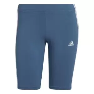 adidas 3-Stripe Bike Short Womens - Blue