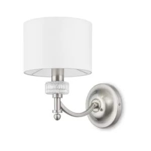 Alicante Wall Lamp Nickel, 1 Light, E14