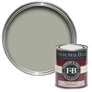 Farrow & Ball Modern Blue Gray No. 91 Eggshell Paint, 750Ml