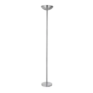 LED Pole Uplighter Satin Silver 3000K