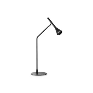 DIESIS Dimmable Integrated LED Table Lamp Black, In-Built Switch, 3000K