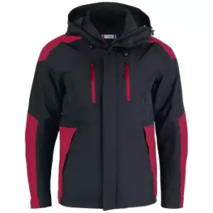 Clique Unisex Adult Stafford Jacket (S) (Red/Black)