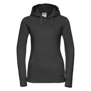 Russell Womens Premium Authentic Hoodie (3-Layer Fabric) (M) (Black)