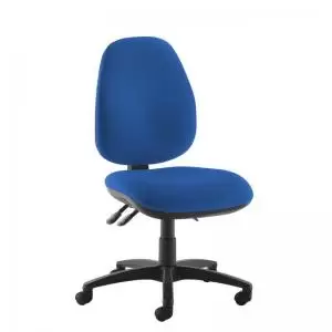 Jota high back operator chair with no arms - blue