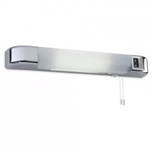 Bathroom Shaver Wall 2 Light Polished Chrome, E14