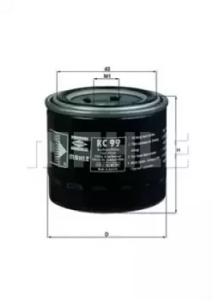Fuel Filter KC99 79881434 by MAHLE Original