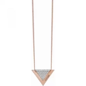 Ladies Guess Rose Gold Plated Revers Necklace