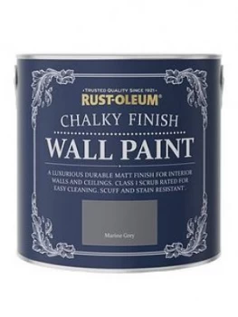 Rust-Oleum Chalky Wall Paint Marine Grey 2.5L