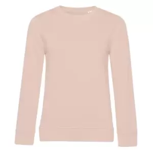 B&C Womens/Ladies Organic Sweatshirt (S) (Dusky Pink)