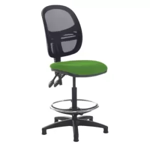 Dams MTO Jota Mesh Back Draughtsmans Chair with No Arms - Madura Green