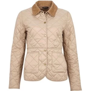 Barbour Womens Deveron Quilted Jacket Lt Trench/Lt Trench 16