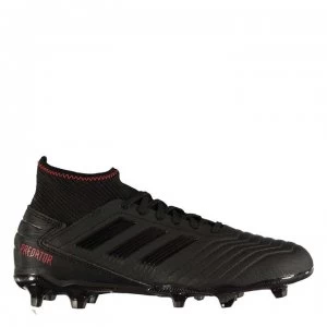 adidas Predator 19.3 Firm Ground Football Boots - Black