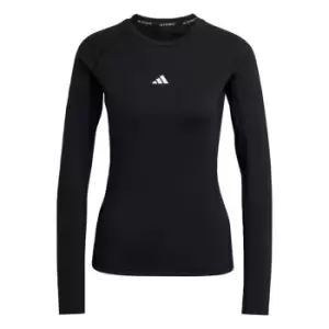 adidas Techfit Long-Sleeve Top Training Long-Sleeve Top W - Black