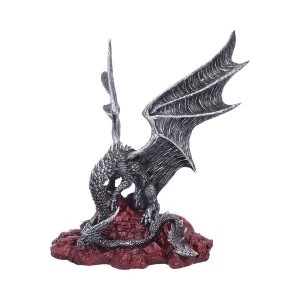 Khamseen (Silver) Dragon Figurine