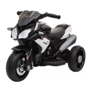 Homcom Kids Ride On Motorcycle with 3 Wheels 6V, black