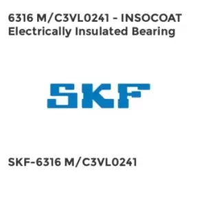 6316 M/C3VL0241 - INSOCOAT Electrically Insulated Bearing