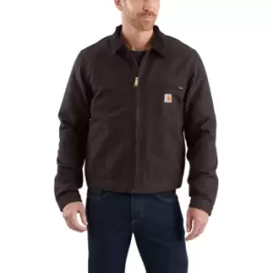 Carhartt Mens Duck Detroit Cotton Insulated Work Jacket L - Chest 42-44' (107-112cm)