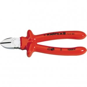 Knipex Insulated S Range Diagonal Side Cutters 180mm