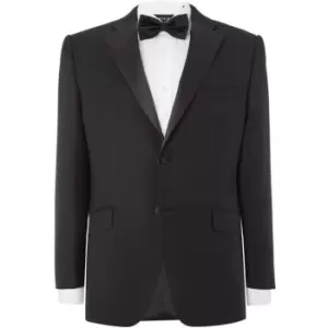 Howick Tailored Callaway SB2 Notch lapel dinner suit jacket - Black