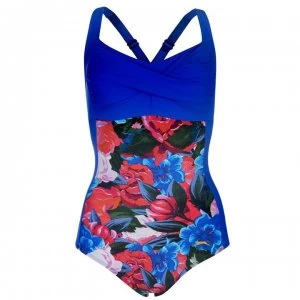 Slazenger Twist Swimsuit Ladies - Flowers