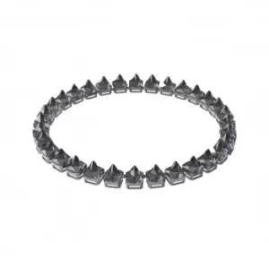 Chroma Spike Crystals Grey Ruthenium Plated Necklace 5613682