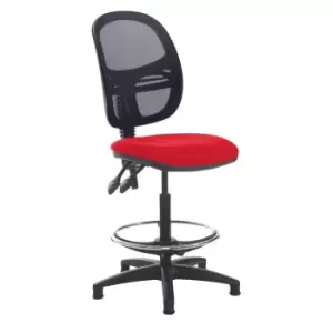 Dams MTO Jota Mesh Back Draughtsmans Chair with No Arms - Bridgetown Purple