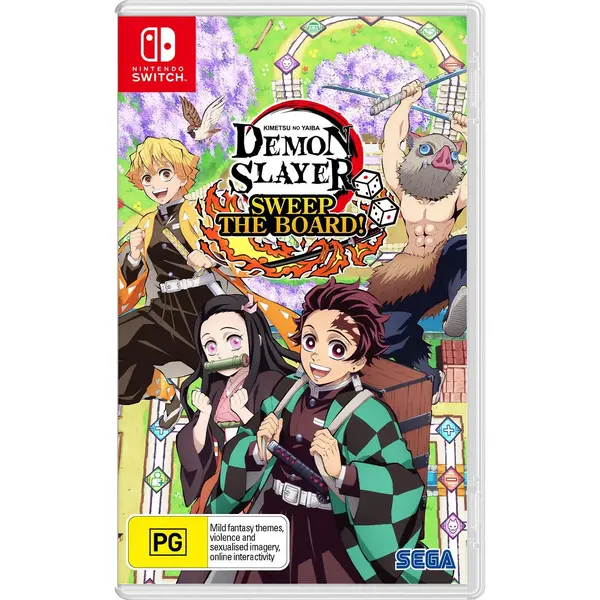 Demon Slayer Kimetsu No Yaiba Sweep The Board Nintendo Switch Game