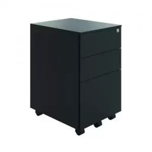 Jemini Contract Steel 3 Drawer Mobile Desk Pedestal 380x470x615mm