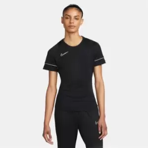 Nike Dri-FIT Academy Womens Short-Sleeve Top - Black