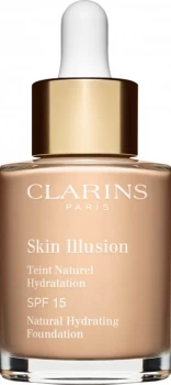 Clarins Skin Illusion Natural Hydrating Foundation SPF15 30ml 105 - Nude