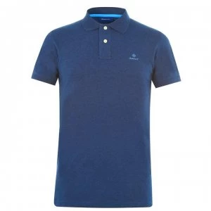 Gant Contrast Rugger Polo Shirt - Indigo 901