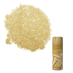 Rust-Oleum Gold glitter effect Multi-surface Decorative spray Paint 400ml